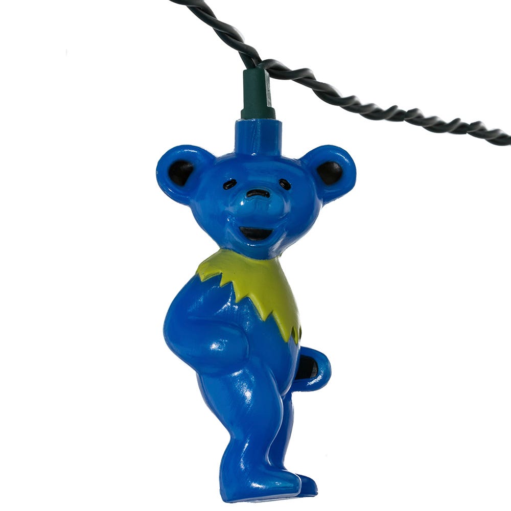 Kurt Adler UL 10-Light Grateful Dead Bears Light Set